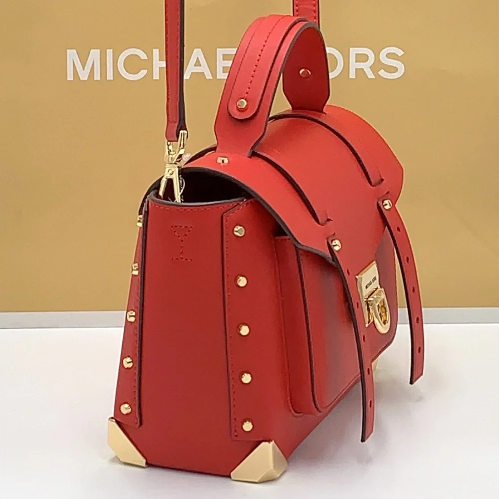 ⚠️HOLIDAY SALE ⚠️NWT MICHAEL KORS MANHATTAN MEDIUM TOP HANDLE SCHOOL SAT…